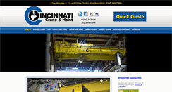Desktop Screenshot of cincinnati-crane.com